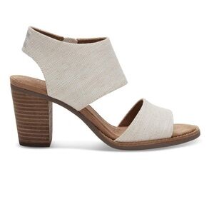 Block Heeled Cutout Sandals by Toms  Sz 11
